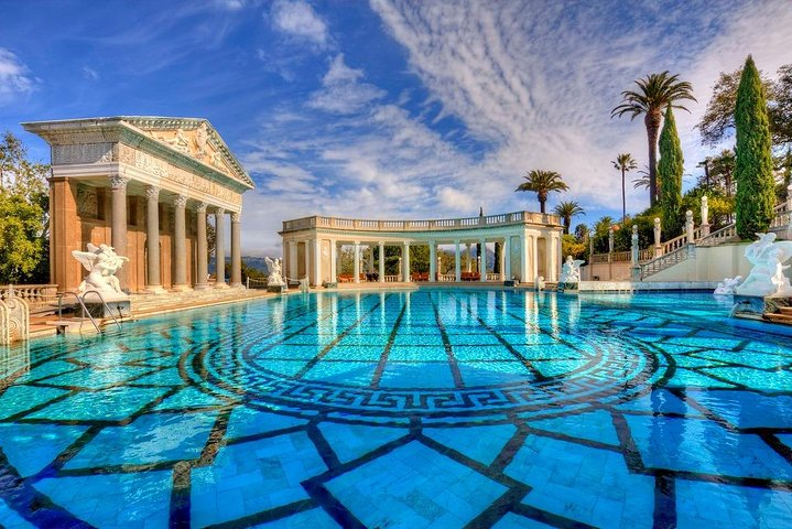 Immerse yourself in the breathtaking beauty of Hearst Castle's stunning pools and gardens where art history and nature blend seamlessly to create an extraordinary exploration experience.